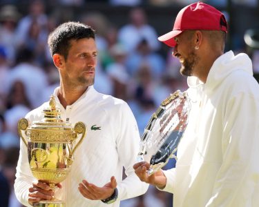 Novak Djokovic And Nick Kyrgios Wimbledon Final