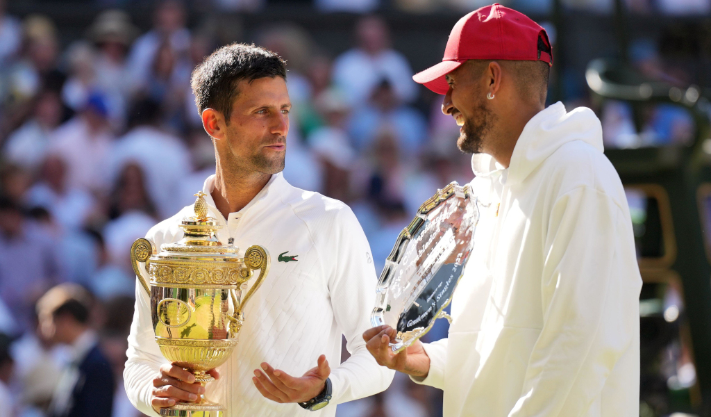 Novak Djokovic And Nick Kyrgios Wimbledon Final