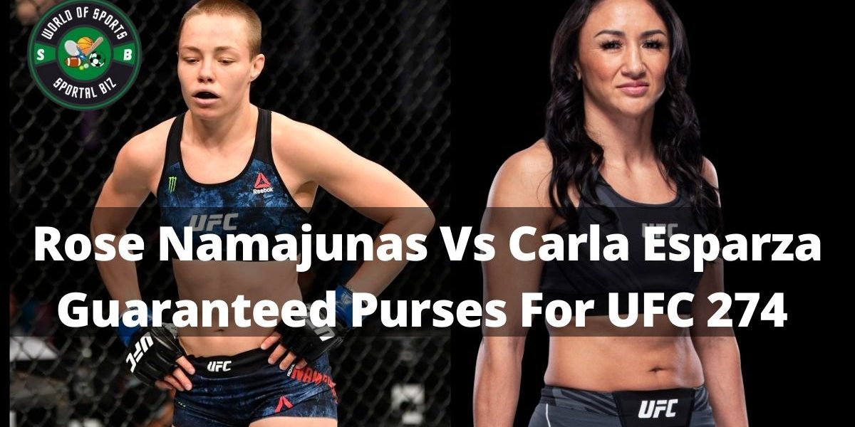 Rose Namajunas Vs Carla Esparza Purse Payouts