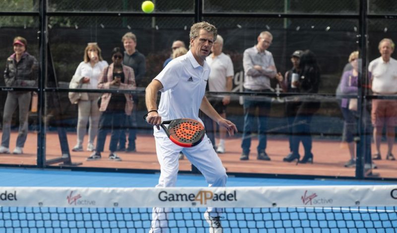 Andrew Castle At The Game4Padel Event
