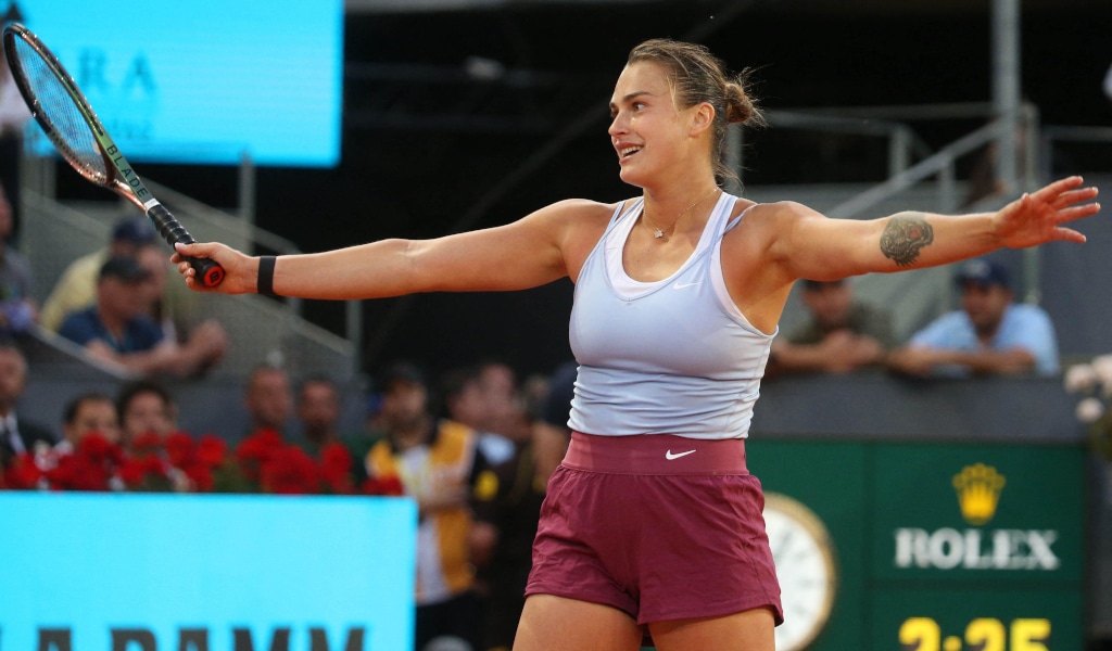 Aryna Sabalenka does not feel she is one of the favorites at Roland Garros.