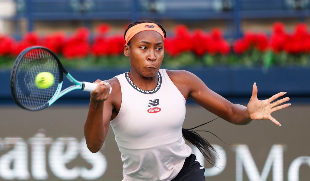 Coco Gauff In Action