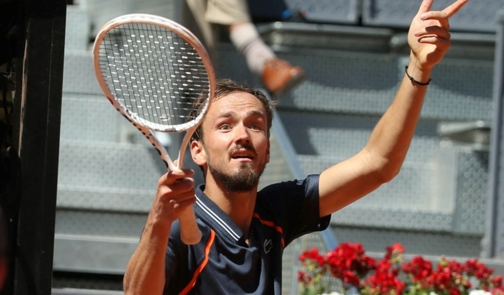 Daniil Medvedev says no one is immune to shouting in tennis.