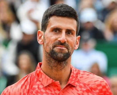 Novak Djokovic During A Match