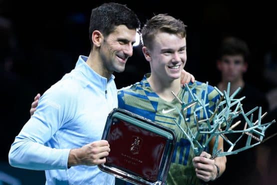 Novak Djokovic And Holger Rune