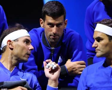 Rafa Nadal, Novak Djokovic Y Roger Federer