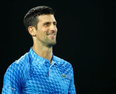 Novak Djokovic during a match