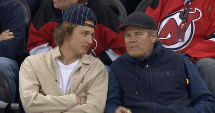 Trevor Zegras spotted with Hughes family during Hurricanes vs.  Devils Game » Sportsman