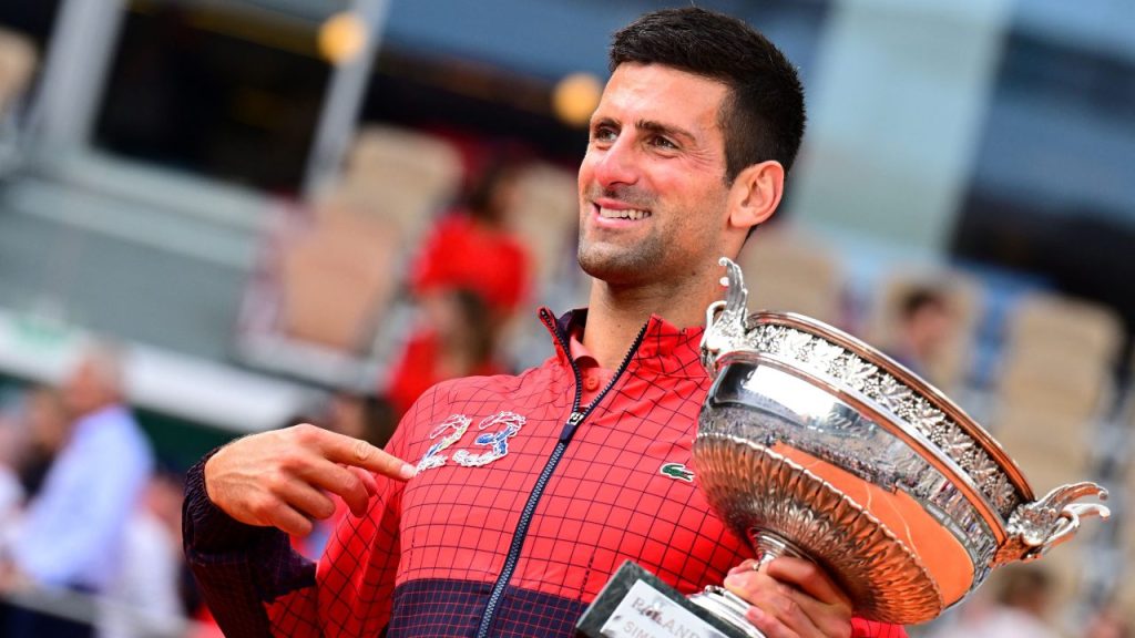 Djokovic ganó el Abierto de Francia y consiguió su título número 23 de Slam