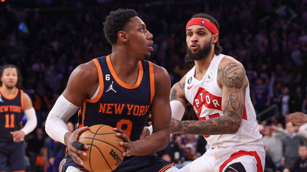 La pelea Knicks-Raptors podría ser anulada por los deportes profesionales a medida que se convierta en una batalla legítima.