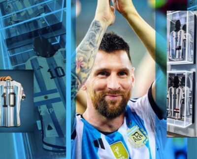 Las Camisetas Del Mundial De Messi Expuestas Durante La Subasta De Sotheby'S