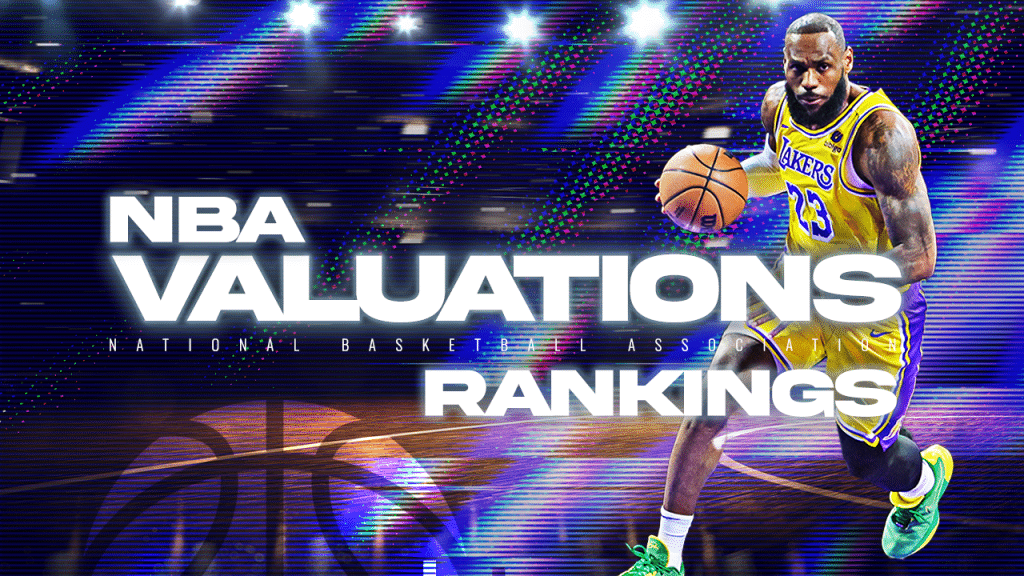 Lista de clasificación de valores de franquicias de la NBA: de Warriors a Pelicans