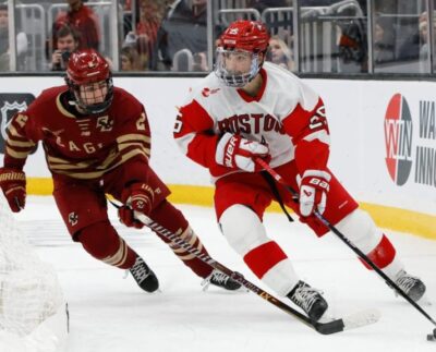 La Batalla De Comm Ave En Boston Destaca El Aumento De Fanáticos Del Hockey De La Ncaa