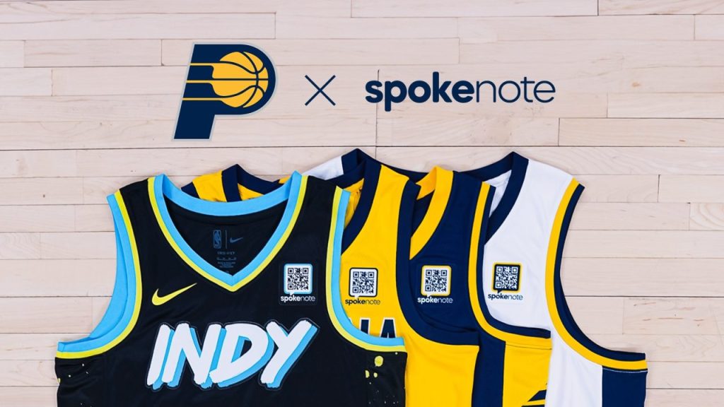 Pacers anunció patrocinio de parche de camiseta con código QR