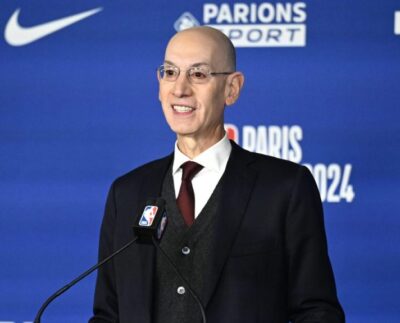 Adam Silver Demuestra El Concepto De Nb-Ai Con Victor Wembanyama.