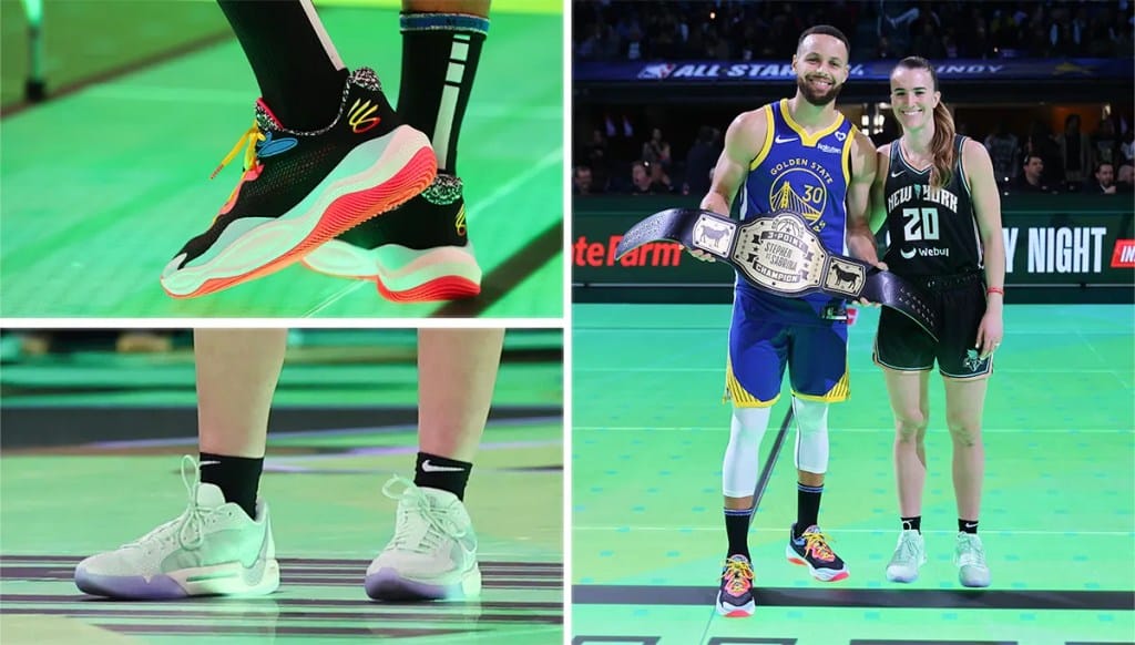 Under Armour, la batalla de Nike antes del duelo de tres puntos Curry-Ionescu