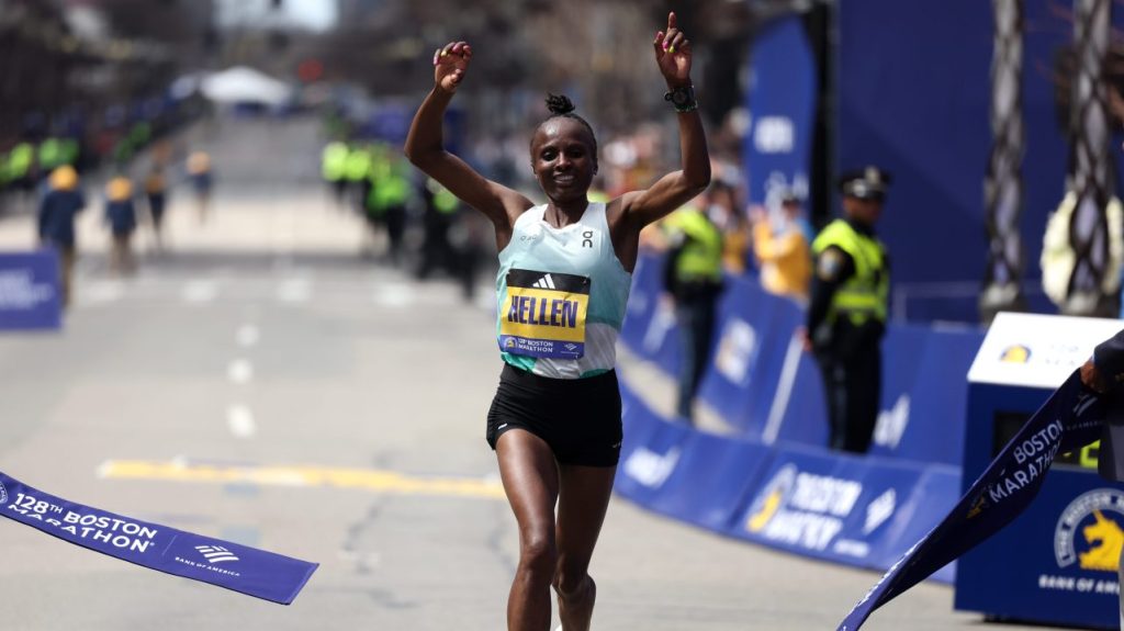 Sissy Lemma, Helen O’Brien, los ganadores del maratón de Boston de 2024 reciben 150.000 dólares.