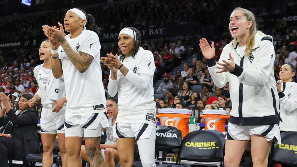 Cheque de bonificación de 100.000 de la WNBA para cada jugadora de Las Vegas Aces