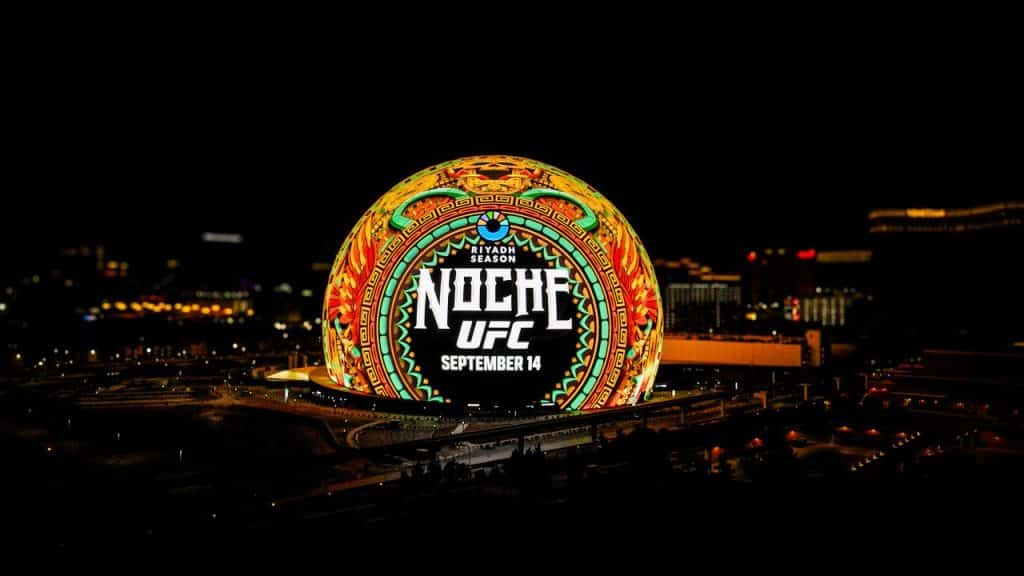 UFC y Arabia Saudita acuerdan un acuerdo de patrocinio del título de UFC 306 con Sphere.