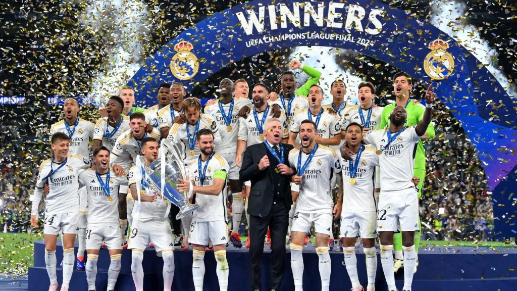 El Real Madrid registra ingresos récord de 1.160 millones de dólares en la temporada 2023-24