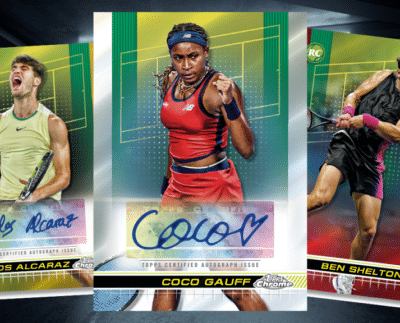 Coco Gauff, Novak Djokovic Aparece En El Producto Topps Cards