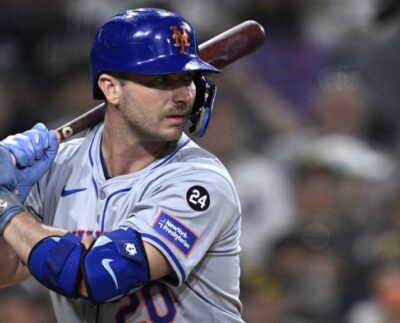 Pete Alonso, El Actual Mr. Met, Espera Su Destino Como Agente Libre.