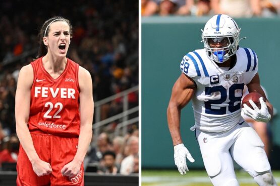 Kaitlyn Clark Luchó Contra Los Suns Y Las Nfl All-Stars Por Primera Vez En Los Playoffs De La Wnba.