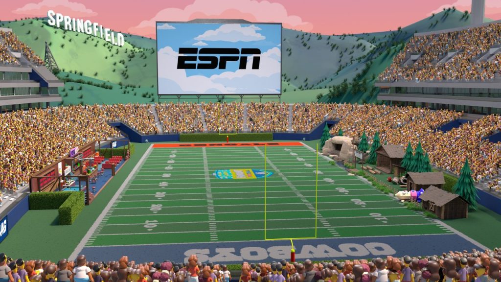 ESPN convierte el juego Bengals-Cowboys en un crossover animado de los ‘Simpsons’