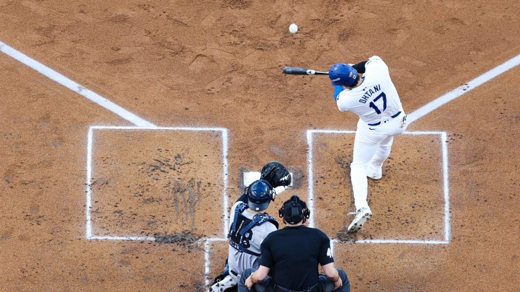 Ohtani, estableciendo récords televisivos de la MLB de la Serie Mundial en Japón